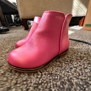 Pink Kids Ankle Boots